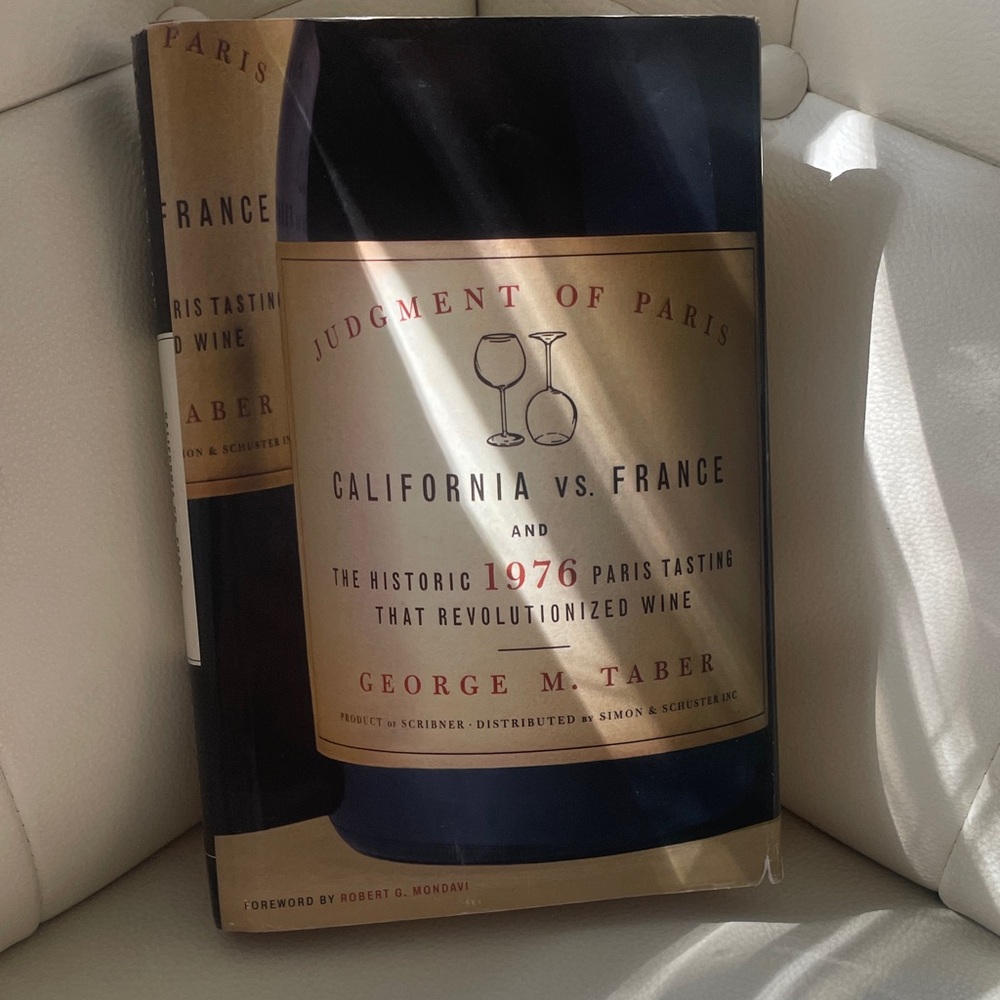 Judgment of Paris book wine book